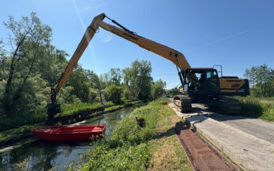 Renforcement de digue à Morcourt (02) : une intervention technique signée Wiame Fils