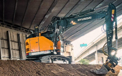 Création de talus en terre végétale à Saint-Denis (93)
